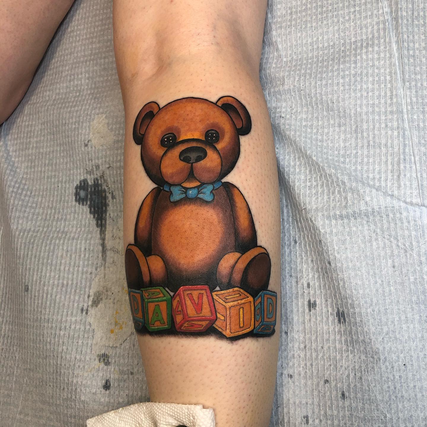 New School Teddy Bear Tattoo -jr1_machines